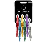 Wild Country - Mosquetones Escalada - Helium 3.0 Rack 6 Pack Uni - Verde Verde one size