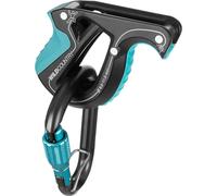 Wild Country Movement Belay Device Kit asegurador de cesta de escalada + mosquetón - Black/Turquoise