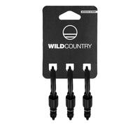 Wild Country Session Screw Gate 3 Pack mosquetones de seguridad de escalada (pack 3 unidades) - Black