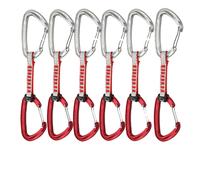 Wild Country Wildwire 10cm cinta exprés pack de 6 | EU Talla única in Red
