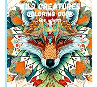 wild creatures coloring book: for adults and kids