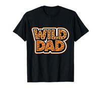 Wild Dad Zoo Día del Padre Safari Animal Print Al Aire Libre Naturaleza Camiseta