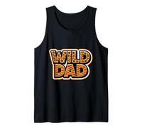 Wild Dad Zoo Día del Padre Safari Animal Print Al Aire Libre Naturaleza Camiseta sin Mangas