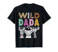 Wild Dada Zoo Theme Birthday Safari Jungle Fiesta a juego Camiseta