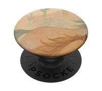 Wild Desert Horses Running Free, estética occidental en colores pastel PopSockets PopGrip Adhesivo