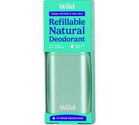 Wild Desodorante Natural Caja y Recarga Algodón y Sal Marina 40g