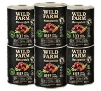 WILD FARM Alimento para perros monoproteína Beef 6 x 800 g hipoalergénico