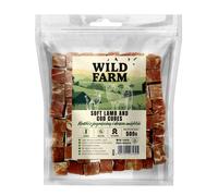 WILD FARM cordero y bacalao cubos suaves 500g golosinas para perros
