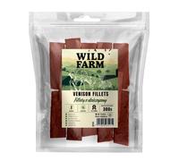 WILD FARM Filetes de carne de caza 300 g, golosina para perros