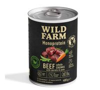 Wild Farm Monoprotein Beef 12x400g alimento hipoalergénico para perros