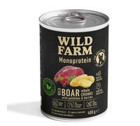 Wild Farm Monoprotein Jabalí 400g alimento hipoalergénico para perros