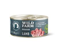 WILD FARM Mousse Cordero 80g - mousse sin cereales para gatos