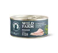 WILD FARM Mousse Pescado Blanco 80g - mousse sin cereales para gatos