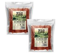 WILD FARM palitos de pato y arroz 2x500g golosinas para perros