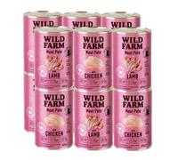 WILD FARM Paté de Pollo/Cordero 12x400g - alimento sin gluten para gatos
