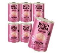 WILD FARM Pate Pollo 6x400g - comida para gatos sin gluten