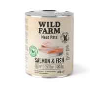 WILD FARM Pate Salmon&Fish 800g comida para perros sin gluten