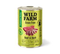 WILD FARM Premium Grain Free Beef and Duck 400g - comida para gatos sin cereales