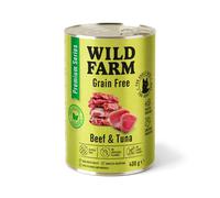 WILD FARM Premium Grain Free Beef and Tuna 400g - comida para gatos sin cereales