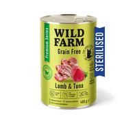 WILD FARM Premium Grain Free Cordero y Atún 400g - comida sin cereales para gatos esterilizados