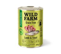 WILD FARM Premium Grain Free Cordero y Trucha 400g - pienso sin cereales para gatos