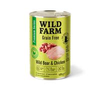 WILD FARM Premium Grain Free Jabalí y Pollo 6x400g - pienso sin cereales para gatos