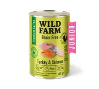 WILD FARM Premium Grain Free Pavo y Salmón 400g - pienso sin cereales para gatitos