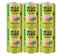 WILD FARM Premium Grain Free Pollo y Espadín 6x400g - pienso sin cereales para gatos