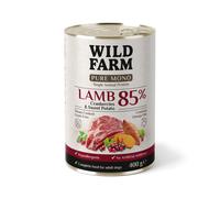 WILD FARM PURE MONO Cordero, arándanos y boniato 400 g, pienso monoproteico para perros