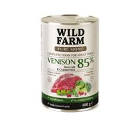 WILD FARM PURE MONO Venison Broccoli and Cranberry 400 g, pienso monoproteico para perros