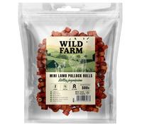 WILD FARM rollos de cordero 500g golosinas para perros