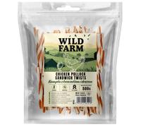 WILD FARM sándwich de pollo y bacalao 500g golosinas para perros