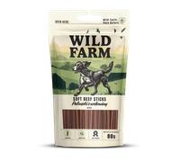 WILD FARM sticks de ternera 80g golosinas para perros