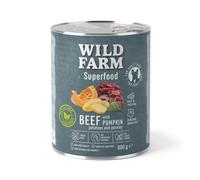 WILD FARM Superfood Beef (Ternera con calabaza, patatas y perejil) 800g pienso sin cereales para perros