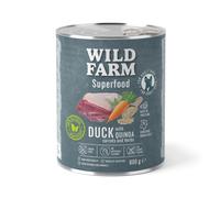 WILD FARM Superfood Duck (Pato con quinoa, zanahorias y hierbas) 800g pienso para perros sin cereales