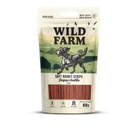 WILD FARM tiras de conejo 80g golosinas para perros