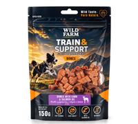 WILD FARM Train with Support: Cubitos con cordero y aceite de salmón, 150 g