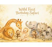 Wild First Safari Birthday - GIRL