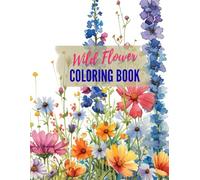 Wild Flower Coloring Book