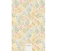 Wild Flowers Hardback Notebook 5.5 x 8.5 Inch: Aesthetic Journal for Teens & Adults, Writing, School & Work