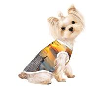 Wild Goose By The Bridge - Ropa para perros pequeños, chaleco suave y transpirable, aspecto exquisito de personalidad. Buena retención de calor.