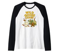 Wild Goose Chase - Divertida conspiración de pie Grande de alienígenas críptidos Camiseta Manga Raglan