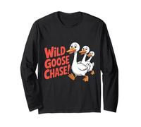 Wild Goose Chase! Divertido Dicho sarcástico de Patito Manga Larga