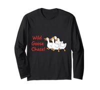 Wild Goose Chase! Divertido Dicho sarcástico de Patito Manga Larga