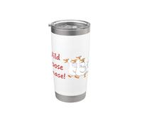 Wild Goose Chase! Divertido dicho sarcástico de patito Vaso térmico de acero inoxidable de doble pared