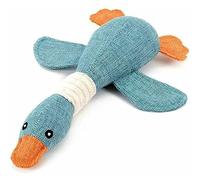 Wild Goose - Juguete interactivo de felpa para perros, edición sorpresa azul, juguete masticable suave de 32 cm para cachorros y perros pequeños/medianos, para amantes de las mascotas