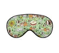Wild Guinea Pig Soft Eye Mask Cover Sombreado efectivo Blindfold Comfort Sleep Mask con correa elástica ajustable