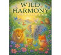 Wild Harmony: A Nature Coloring Adventure for Adults & Kids Alike Explore the beauty of nature through stunning illustrations of animals, flowers, and serene landscapes - a relaxing journey for both adults and children to color and unwind.