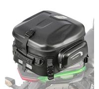 WILD HEART Bolsa trasera para moto, rígida, con capacidad ampliable, 24 l - 34 l, resistente al agua, resistente al desgaste, mantiene el casco trasero
