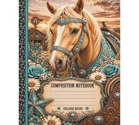 Wild Heart Cowgirl: Western Horse Composition Notebook - College Ruled Journal for Cowgirls, Horse Lovers & Free Spirits